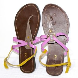 Candies Women  Multicolor Flat Sandals Size: 8